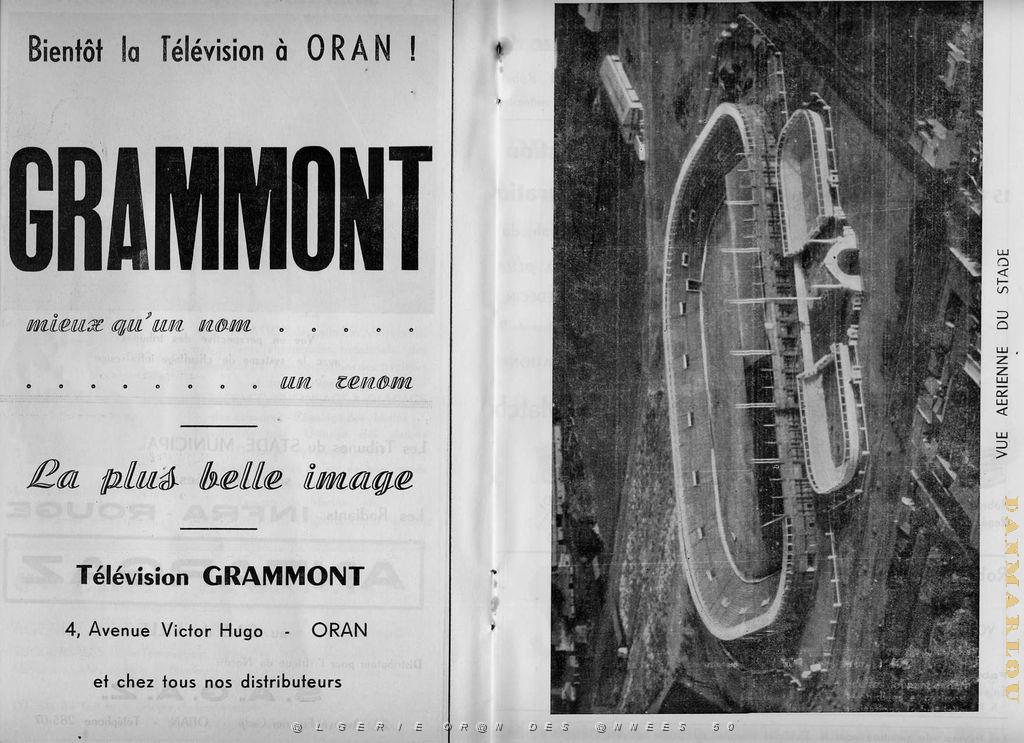 ORAN 5 MAI 1957 PLAQUETTE D INAUGURATION DU STADE MUNICIPAL  (10).jpg